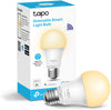 TP-Link Tapo Smart Bulb, Smart WiFi LED Light, E27, 8.7W, Works with Amazon Alexa(Echo and Echo Dot), Google Home, Dimmable Soft Warm White, No Hub Required (Tapo L510E) [Energy Class A+]