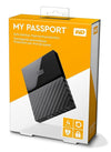 Western Digital 4TB Black My Passport  Portable External Hard Drive - USB 3.0 - WDBYFT0040BBK-WESN