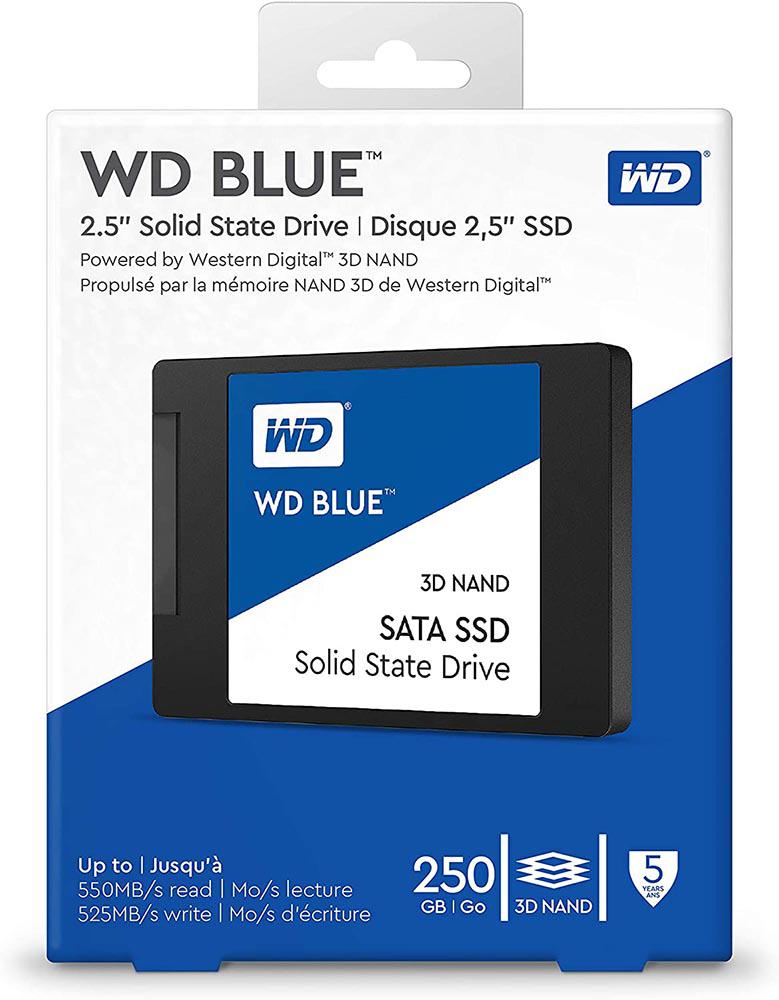 Western Digital Internal SSD 250GB WD Blue 3D NAND SATA III Gb