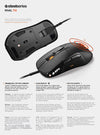 SteelSeries Mouse Rival 710 Gaming Mouse - 16,000 CPI TrueMove3 Optical Sensor - OLED Display - Tactile Alerts - RGB Lighting, Black