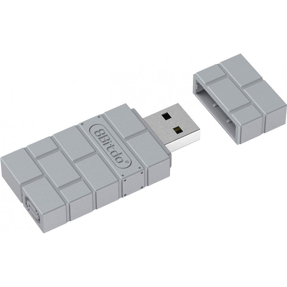 8BitDo USB Wireless Adapter Gray – Click.com.bn