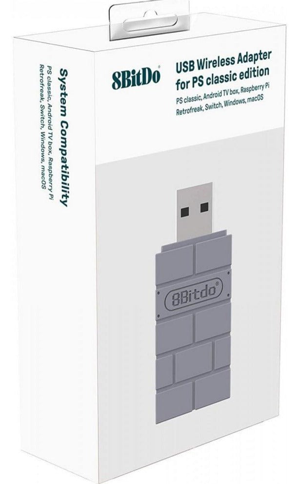 8BitDo USB Wireless Adapter Gray – Click.com.bn