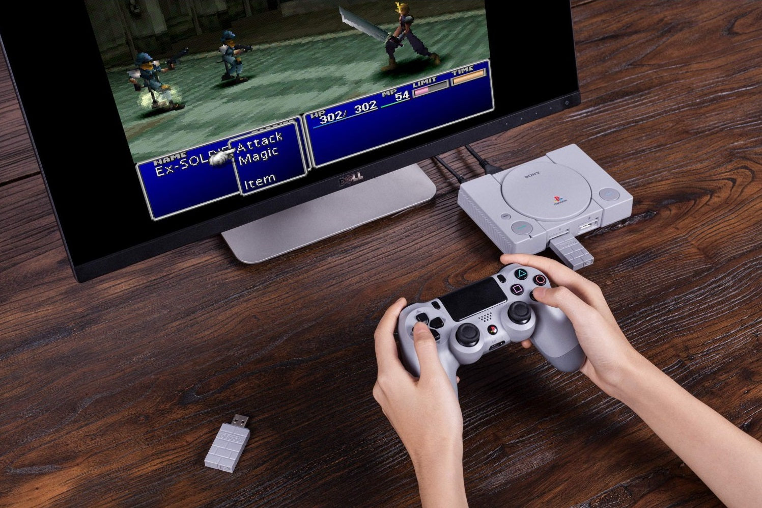 8BitDo USB Wireless Adapter Gray – Click.com.bn