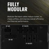 Cooler Master MWE Gold 550 V2 Full Modular, 550W, 80+ Gold Efficiency, 2 EPS Connectors, 120mm HDB Fan, Semi-fanless Operation