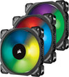 Corsair Fan ML120 Pro 120MM Magnetic Levitation RGB LED PWM Fan with Lighting Node 3 Pack,CO-9050076-WW