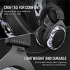 Corsair Headset HS60 Haptic Stereo Gaming Headset with Haptic Bass, Memory Foam Earcups, Removable Microphone, Windows Sonic Compatible, Discord-Certified for PC - Arctic Camo