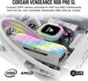 Corsair Vengeance RGB Pro SL 16GB (2x8GB) DDR4 3600 (PC4-28800) C18 1.35V Desktop Memory - White (CMH16GX4M2D3600C18W)