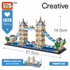 LOZ 1026 Tower Bridge Building Architecture Nano Diamond Creative Brick 1455pcs