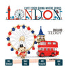 Sembo 516000 Teddy Bear Romantic London Eye Include Teddy Bear 394pcs