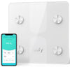 EUFY by Anker, Smart Scale C1 with Bluetooth, Body Fat Scale, Wireless Digital Bathroom Scale, 12 Measurements, Weight/Body Fat/BMI, Fitness Body Composition Analysis - White