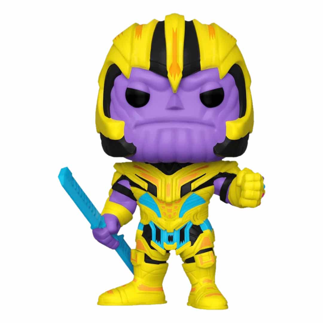 Funko Marvel Avengers 909 Blacklight Thanos Special Edition Pop