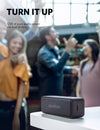 Anker Soundcore Motion B, Portable Bluetooth Speaker, with 12W Louder Stereo Sound, IPX7 Waterproof, and 12+ Hr Longer-Lasting Playtime, Soundcore Speaker Upgraded Edition for Home and Outdoors