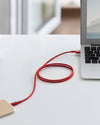 Anker PowerLine Select+ USB-A to Lightning Cable Red (6ft) - Durable Charging Cable