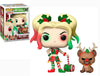 Funko DC Super Heroes 357 Holiday Harley Quinn with Helper Buddy Pop! Vinyl Figure