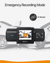 Anker Roav Dual DashCam Duo, Dual FHD 1080p Dash Cam for Uber, Front & Interior Wide Angle Car Cameras, Dual Sony Sensors, IR Night Vision, GPS, G-Sensor, Loop-Recording & Parking Mode (No Wi-Fi)