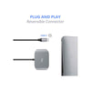 Flujo FJ-CH-27-G USB-C To Hdmi 4K Support Grey Hdmi Port USB3.0 USB2.0