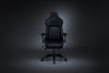 Razer Gaming Chair Iskur Black XL Ergonomically Designed for Hardcore Gaming - Multi-Layered Synthetic Leather - High-Density Foam Cushions - 4D Armrests - Steel-Reinforced Body - (Black)