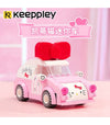 Keeppley K20805 Hello Kitty Series Mini Car QMAN Building Blocks Toy Set