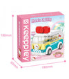 Keeppley K20806 Hello Kitty Series Mini Bus QMAN Building Blocks Toy Set