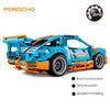 Sembo Techinque Porscho Race Car Model Blocks No.701502 517pcs (Blue/Orange)