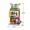 Keeppley City Corner C0107 Colorful Bookstore QMAN Building Blocks Toy Set