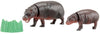 Takara Tomy Ania AS-16 Pygmy Hippopotamus Family