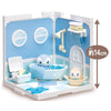 Takara Tomy Pokemon Poke Peace House Bathroom Piplup & Rowlet